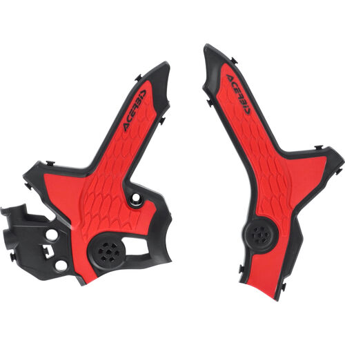 Motorrad Sturzpads & -bügel Acerbis Rahmenprotektorenpaar X-Grip schwarz/rot für Honda CRF 300 L Grau