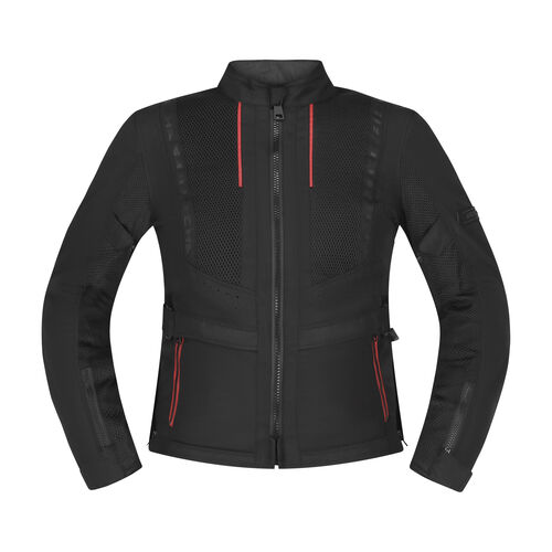 Motorrad Textiljacken Richa Monaco Mesh WP Textiljacke Schwarz