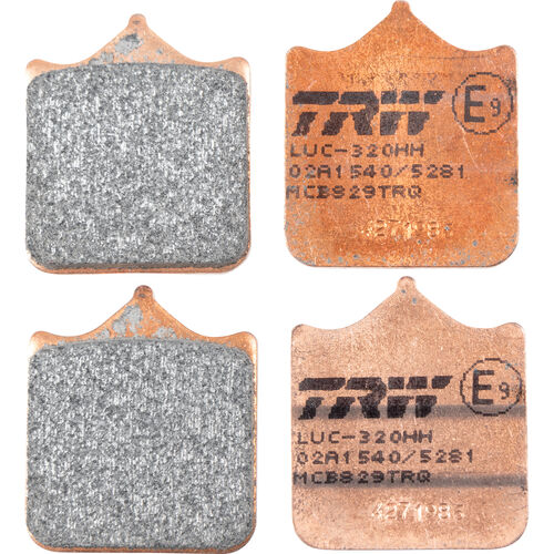Plaquettes de frein de moto TRW Lucas plaquettes de frein en métal fritté MCB829TRQ 34,9x40,5x8mm Noir