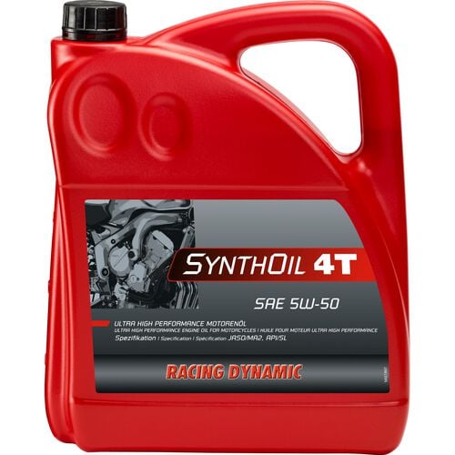 Motoröl Synthoil 4T SAE 5W-50 synthetisch Racing Dynamic Motoröl Synthoil 4T SAE 5W-50 synthetisch