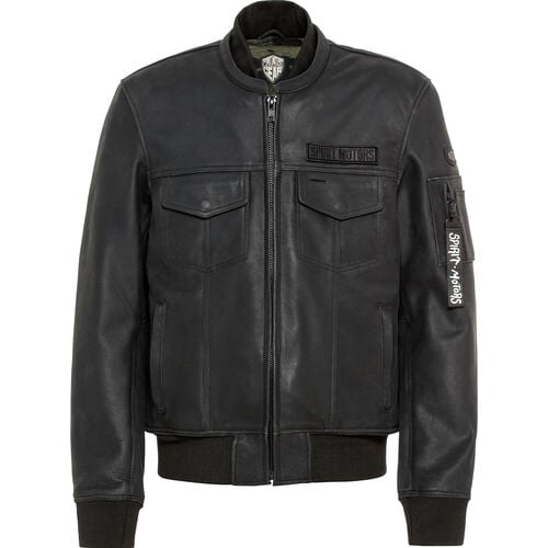 Spirit Motors Mad Jason Leather Jacket Motorcycle Leather Jackets Spirit Motors Mad Jason Leather Jacket
