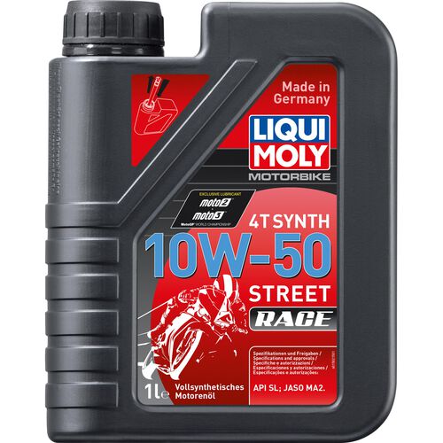 Motorbike 4T 10W-50 Street Race Vollsynthetisch Liqui Moly Motorbike 4T 10W-50 Street Race Vollsynthetisch