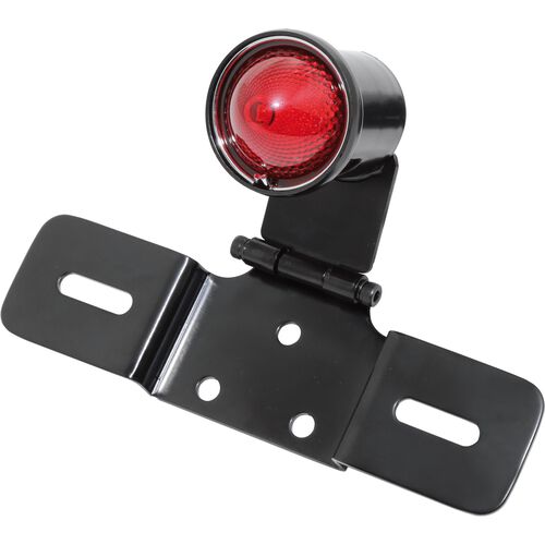 Motorcycle Rear Lights & Reflectors Shin Yo back light Old School Typ6 Ø45mm with no.-hold Black