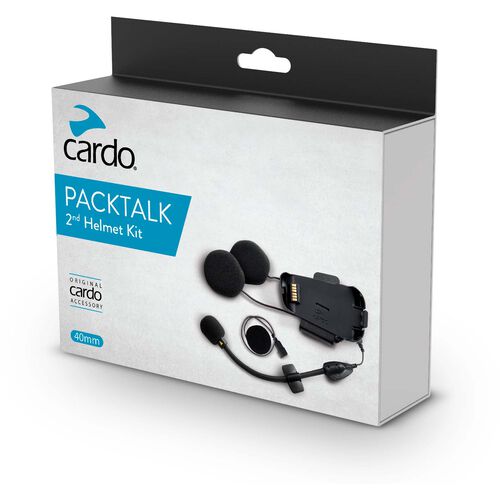 Motorrad Kommunikationsgeräte Cardo Packtalk Bold & Black 2nd Helmet Kit Neutral
