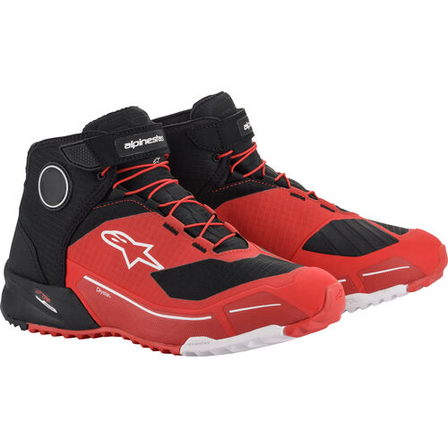 Motorrad Schuhe & Stiefel Sport Alpinestars CR-X Drystar Riding Schuh Rot