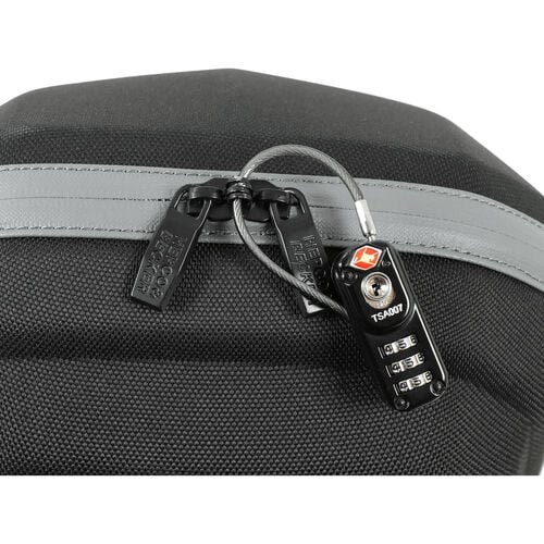 Zahlenschloss TSA mit Drahtseil 10cm Hepco & Becker Zahlenschloss TSA mit Drahtseil 10cm