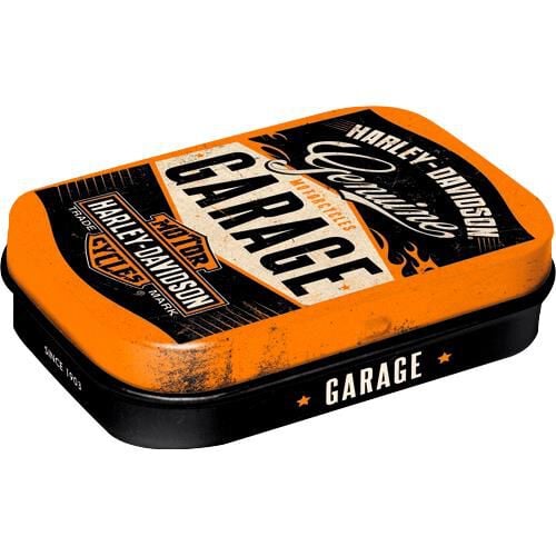 Pill Box Harley-Davidson Garage Nostalgic-Art Pill Box Harley-Davidson Garage